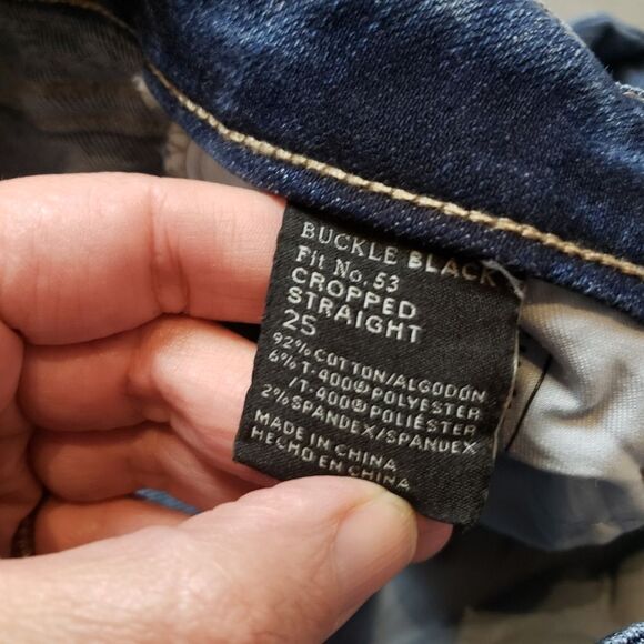 Buckle black jeans Fit No. 53 Cropped Straight Stretch Jean - Picture 4 of 13